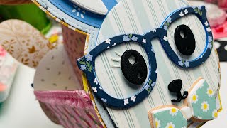 KSCRAFT Easter carry basket tutorial and sweet Bunny faces