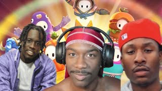 Kai Cenat & BruceDropEmOff play Fall Guys w/ Duke Dennis & Davo Migo!!!!