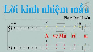 Nhạc thánh ca - Lời kinh nhiệm mầu - Phạm Đức Huyến @bestlovesonglyrics
