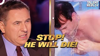 JUDGES TERRIFIED: Christian Wedoy’s Underwater Terror! | Britain's Got Talent
