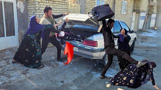 The story of "Asghar taking his second wife in the trunk of his car and Ashraf's opposition"