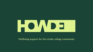 Wellbeing support for the whole college community