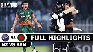 BANGLADESH VS NEW ZEALAND Full high light match No 6th icc champion trophy 2025 l BAN VS NZ