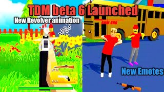 Dude Theft Wars New TDM Beta 6 Launched || Download Now || New Emotes added || Revolver animation