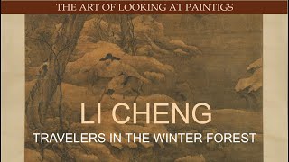 The wisdom of this painting is astounding. Li Cheng. Travelers in the winter forest