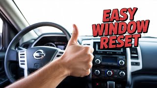 Nissan Frontier - How to Reset Windows
