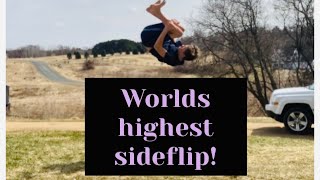 WORLDS HIGHEST SIDEFLIP 2020?