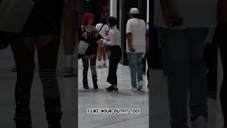 Kobeni Falling Prank at the Mall #shorts