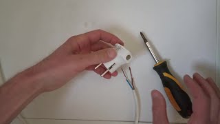 How to Connect The Two Pin Plug Of Electric Wire