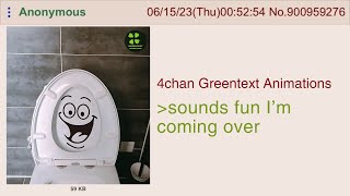 Anon Found A Toilet Buddy | 4chan Greentext Animations