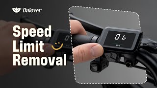Tiniover Creek Series Electric Trike Speed Limit Removal Guide Video