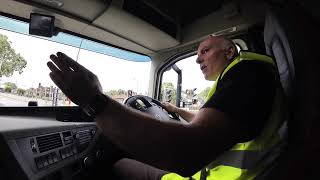 Mastering the Left Turn in Filter Lane on Tyburn Road - HGV Test Route