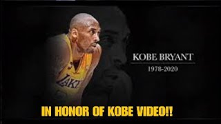 NBA 2K20 IN HONOR OF KOBE BRYANT SAD TO SEE U GO!!😔