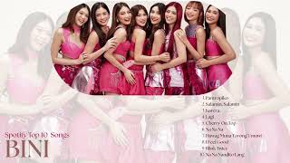 BINI | SPOTIFY TOP 10 SONGS | GEMINI PLAYLIST