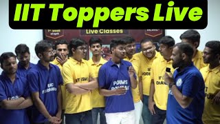 IIT TOPPERS LIVE 🔥 | MR Sir With Topper| PW | Interaction With Topper
