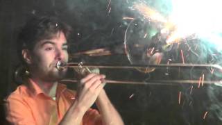 Fireworks and trombone