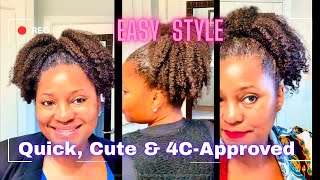This Quick Natural Hair Style Lasted Me ALL Week!🔥