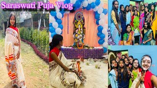Saraswati Pujja k sath sath Mou ka birthday v celebrate kiye❤️||ankitamahato06||
