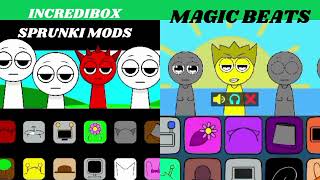 INCREDIBOX SPRUNKI MODS VS  MAGIC BEATS