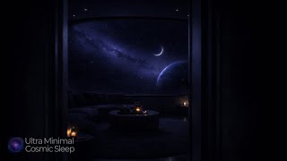 Cosmic Rain Window 🌧️ Nothing Changes Here | Ultra Minimal Sleep | 2 Hours