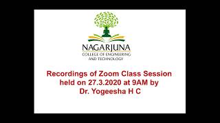 Recorded Session of Zoom CAED class on Isometric Projections held on 27.03.2020@9AM - Part1