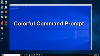 How to make Command Prompt colourful in Windows Computer