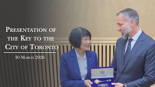 Presentation of the Key to the City of Toronto