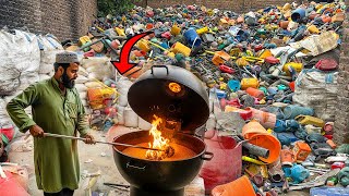 Process of Recycling Massive Plastic Scrap In Factory | How Large PVC Pipe Are Made | Inside Factory