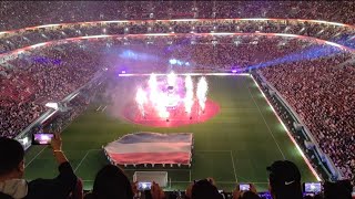 FIFA World Cup prematch show. Amazing fireworks. England v/s France
