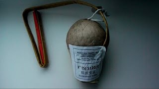 75mm Kugelbombe - 3inch Shell (Silver Wave to Blue) HD