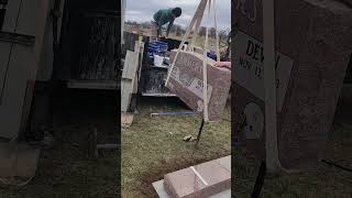 Putting down Aaron and I's headstone 🪦 on Monday march 3 2025