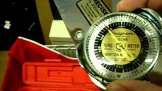 EBAY AUCTION: SNAP-ON TORQ METER W/CASE TER250