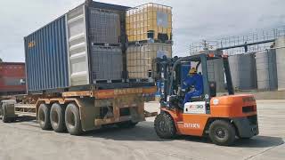 Loading containers for DPGDB DEGDB plasticizers