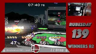 DrephenFan1985 + Tom$ vs ZZ Drop - Rubesday 139 (Doubles): Winners Semis