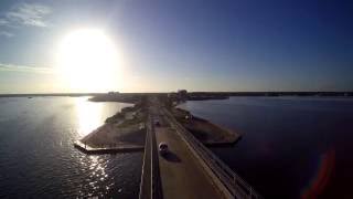 Dunedin Causeway early Morning. Yuneec Q500 4K