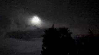 Moon with a cloud cover