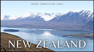 New Zealand from the air  [drone compilation video]