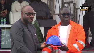 Cérémonie de remise de camion de vidange à l'ONAS