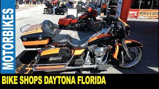 Motorbike shops Daytona Florida many different motorcycle stores bike parts clothes | Jarek in USA