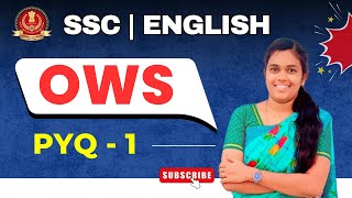 Ows | SSC English | 23-12-2024 | - EduSprint Academy, Trichy