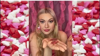 Eating 20+ year old expired Valentine's Day Candy! (ASMR) 💝🤮😷🤢