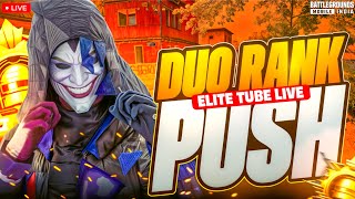 BGMI LIVE DUO CONQUEROR RANK PUSH | TAMIL l ELITE TUBE |  18+  #elitetube #bgmilive  #ytmbeastlive
