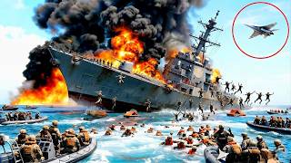 Today, June 16, 2026! A US multi-role aircraft carrier was brutally destroyed by a Russian SU-57.