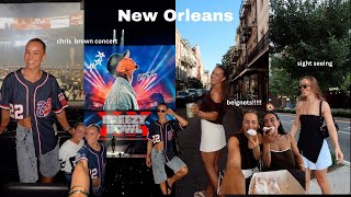 USA Girls trip ✈️💋 | New Orleans vlog ft. Chris Brown concert + chaos