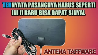 ANTENA TAFFWARE TIDAK ADA SINYAL, Ganti Kabel Antena Taffware/ Cara Mengganti Kabel Antena Taffware