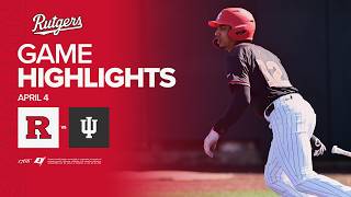 Rutgers Baseball at Indiana Highlights | 4/4/2026