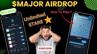 Major Airdrop Listing Date Confirmed || Major Maze new Game || Major new update today ||Major Update