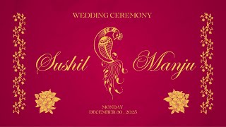 🔴 Live  || Sushil weds Manju || Marriage Ceremony  || Live By Studio83 Live 9992233619