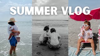 SUMMER VLOG | weekend with twin toddlers + cold plunging with pod company