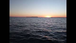 Sailing at Sunset on the Chesapeake #sailboat #boating #boat #sailing #watercraft #sunset #shorts